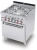 Water range - N. 4 burners Traditional gas